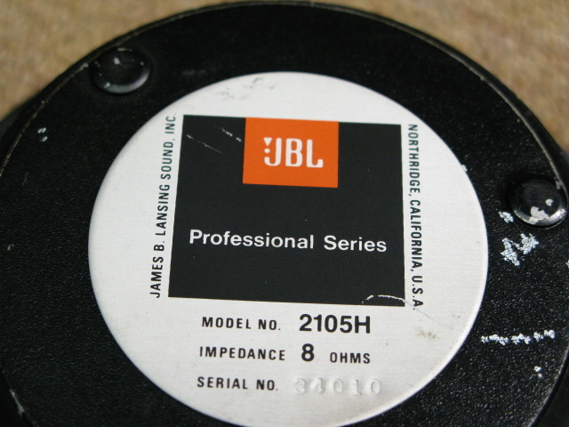 2105H JBL - 中古オーディオ 高価買取・販売 ハイファイ堂