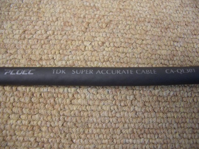 【希少】RCAケーブルTDK CA-QL301 ￼ PCOCC 1m CA-QL301/1.0m TDK - 中古オーディオ 高価買取・販売 ハイファイ堂