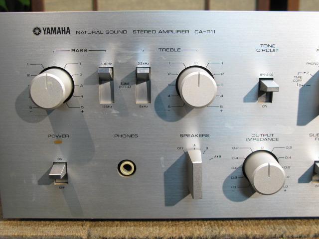 ☆通電OK◎YAMAHA ヤマハ CA-R11 プリメインアンプ オーディオ機器
