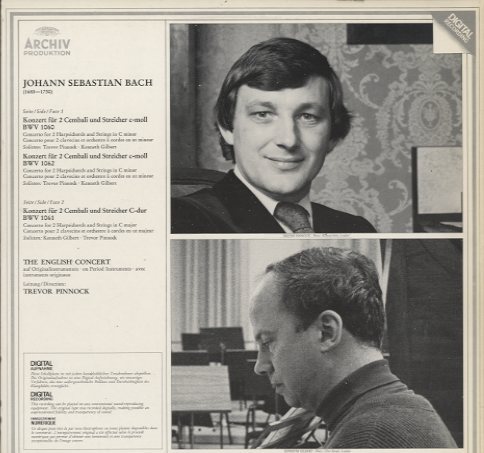 J.S.バッハ：チェンバロ協奏曲集 BWV1060,1061,1062 J.S.バッハ - 中古