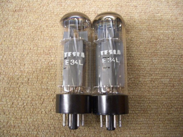 真空管 E34L. 4本セット TESLA (EL34の高信頼品) 真空管アンプ 真空管