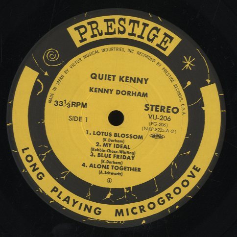 QUIET KENNY/KENNY DORHAM KENNY DORHAM(tp) - 中古オーディオ
