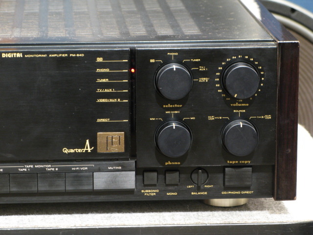 【ジャンク品】marantz PM-84D プリメインアンプ PM-84D marantz - 中古オーディオ 高価買取・販売 ハイファイ堂