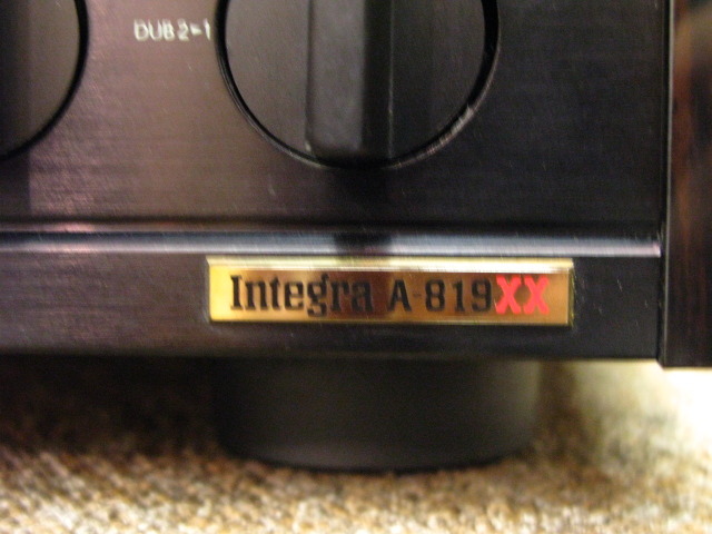 Integra A-819XX ONKYO - 中古オーディオ 高価買取・販売 ハイファイ堂