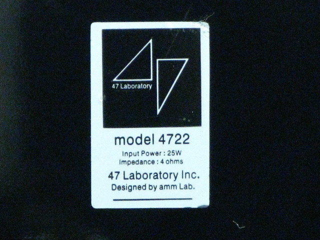 47Laboratory （四十七研究所） Model 4722 スピーカー Yahoo