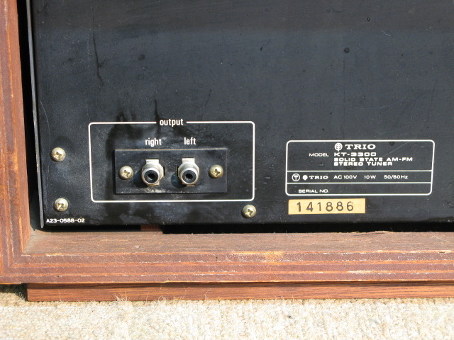 KT-3300 TRIO - 中古オーディオ 高価買取・販売 ハイファイ堂