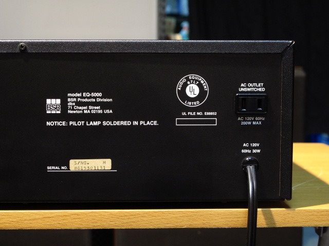 BSR EQ-5000 グラフィックイコライザー。 EQ-5000 BSR - 中古オーディオ 高価買取・販売 ハイファイ堂