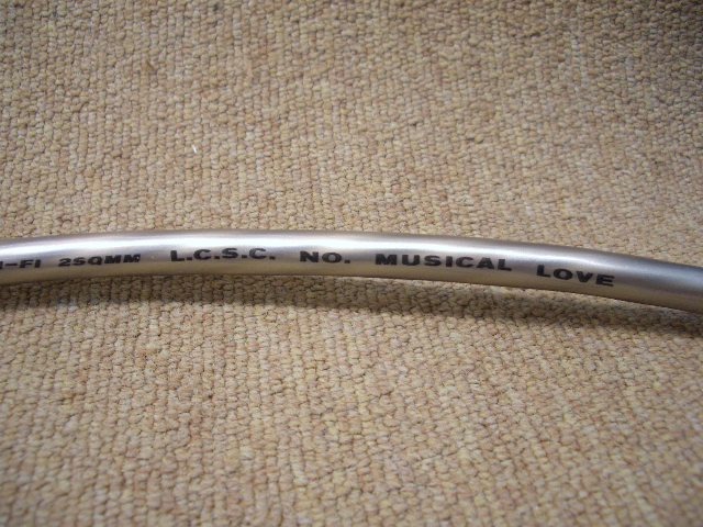 自作ケーブル SHARKWIRE(シャークワイヤー) Musical Love Musical Love/2.0m SHARK WIRE - 中古オーディオ 高価買取・販売