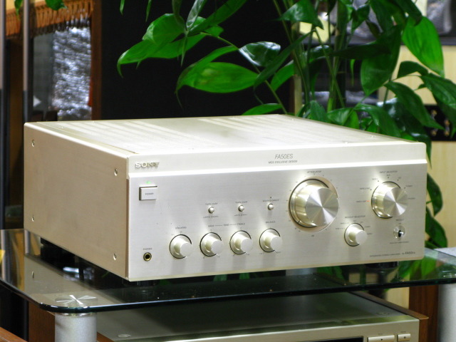 【USED】値下げ SONY FA50ES MOS アンプ　取説付 箱付き TA-FA50ES SONY - 中古オーディオ 高価買取・販売 ハイファイ堂