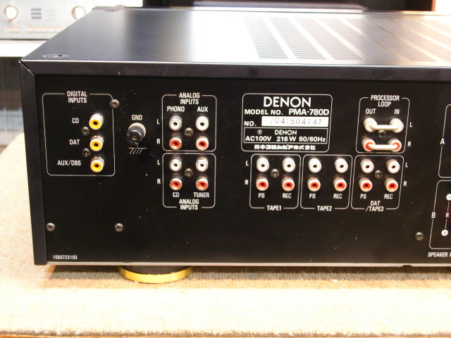 DENON デノン プリメインアンプ PMA-780D中古品 PMA-780D DENON - 中古オーディオ 高価買取・販売 ハイファイ堂