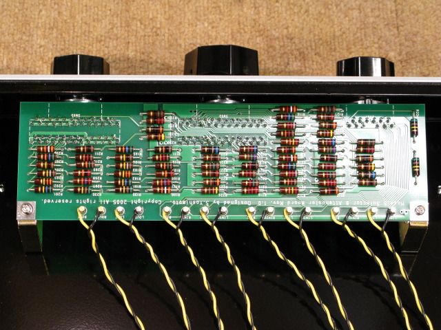 パッシブ式プリアンプ SOFTONE MODEL 5 カーボンソリッド抵抗器