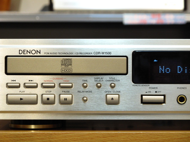 DENON デノン CDR-W1500 CDレコーダー DENON デノン CDR-W1500 CD
