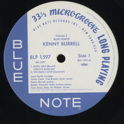 BLUE LIGHTS VOL.2/KENNY BURRELL KENNY BURRELL(g) - 中古オーディオ