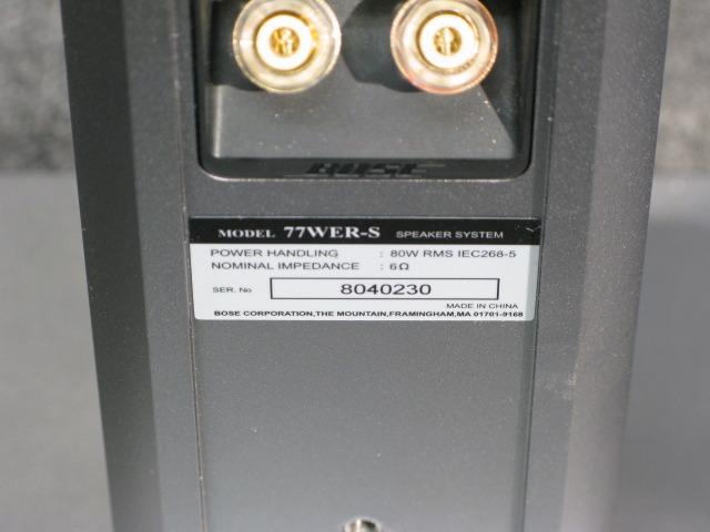 77WER-S BOSE - 中古オーディオ 高価買取・販売 ハイファイ堂