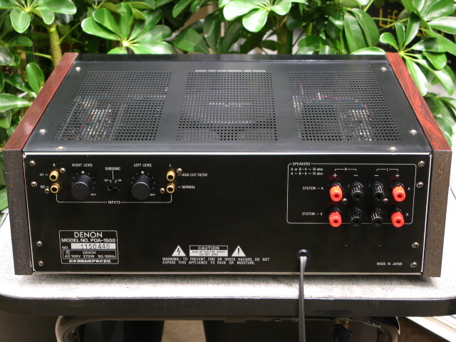 DENON POA-1500 パワーアンプ【ジャンク】