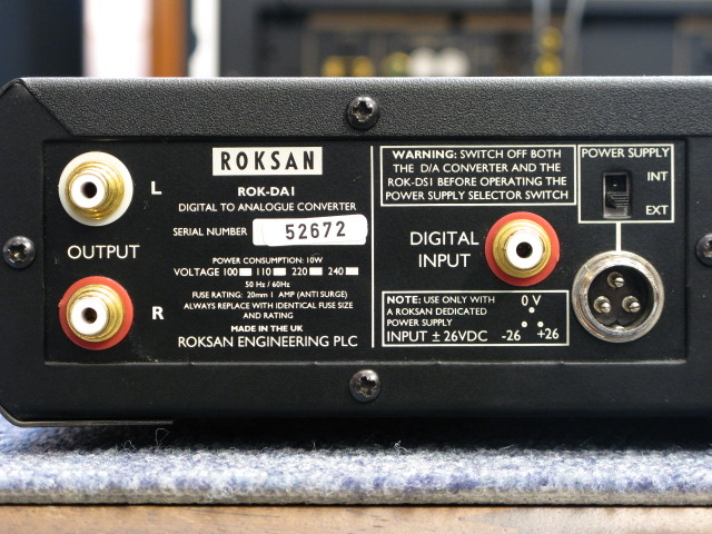 ジャンク ROKSAN ロクサン ROK-DA1 DAコンバーター 音響機材