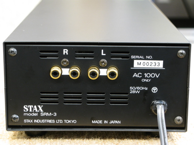 SRM-3 STAX - 中古オーディオ 高価買取・販売 ハイファイ堂
