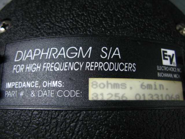 DH7-8 ELECTRO VOICE - 中古オーディオ 高価買取・販売 ハイファイ堂