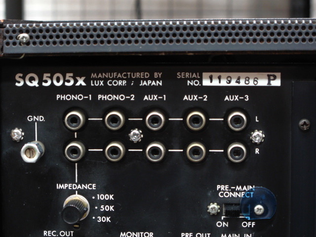 SQ505X LUXMAN - 中古オーディオ 高価買取・販売 ハイファイ堂