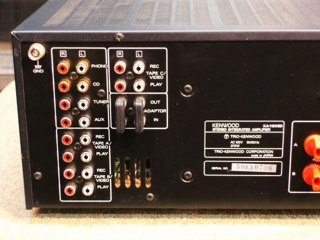 KENWOOD プリメインアンプKA-1100SD メンテナンス済み KA-1100SD KENWOOD - 中古オーディオ 高価買取・販売 ハイファイ堂
