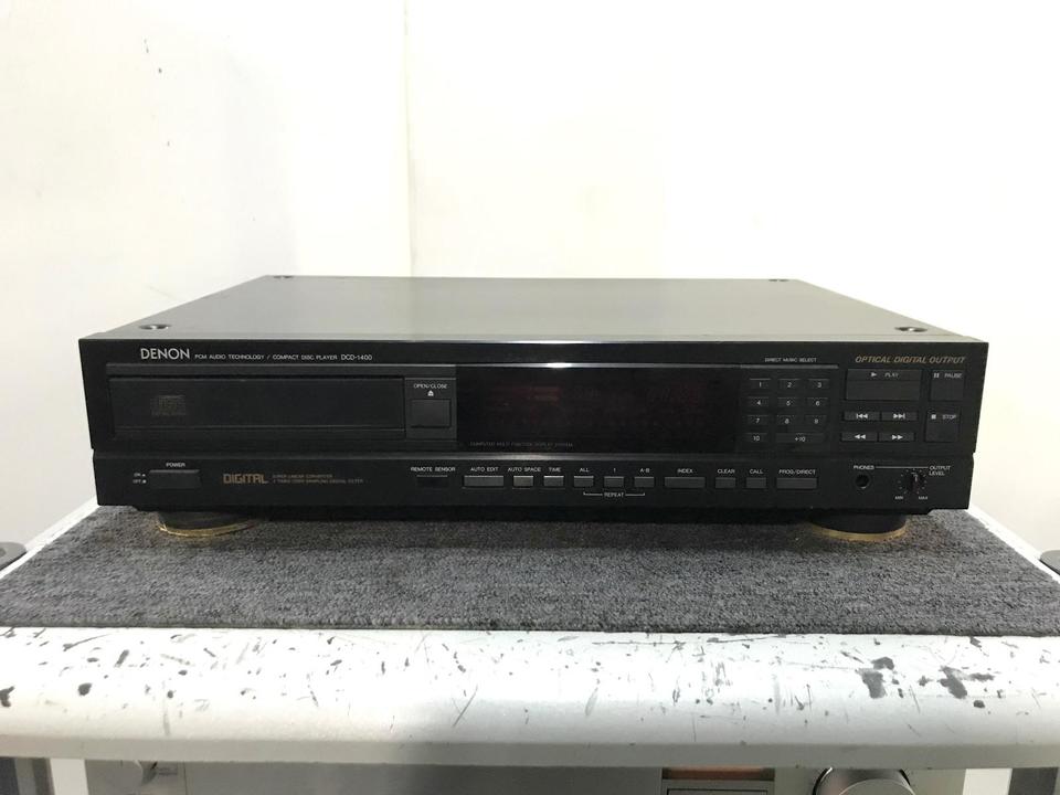 ジャンク品　DENON　CDプレーヤー　DCD-1400　レトロ品 DCD-1400 DENON - 中古オーディオ 高価買取・販売 ハイファイ堂