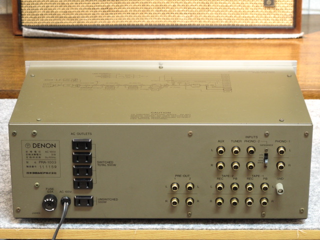 PRA-1003 DENON - HiFi-Do McIntosh/JBL/audio-technica/Jeff Rowland