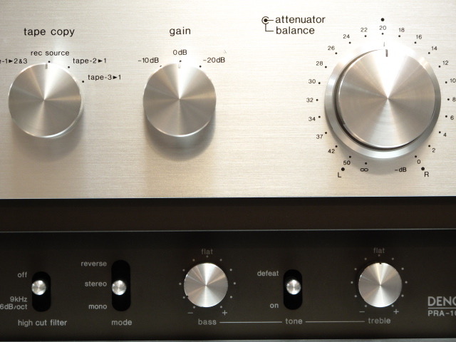 DENON、PRAー1003、プリアンプ stereonomono - reference website about audio equipment