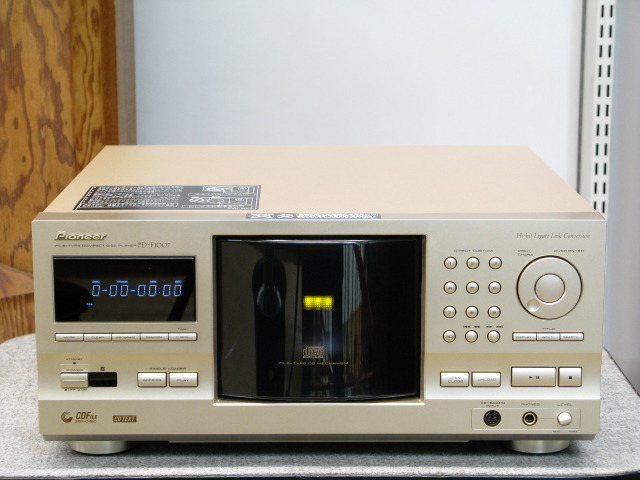 Pioneer PD-F1007 CDプレーヤー PRO REFURB} Pioneer PD-F1007 ~ 301 Disc File Type CD Player