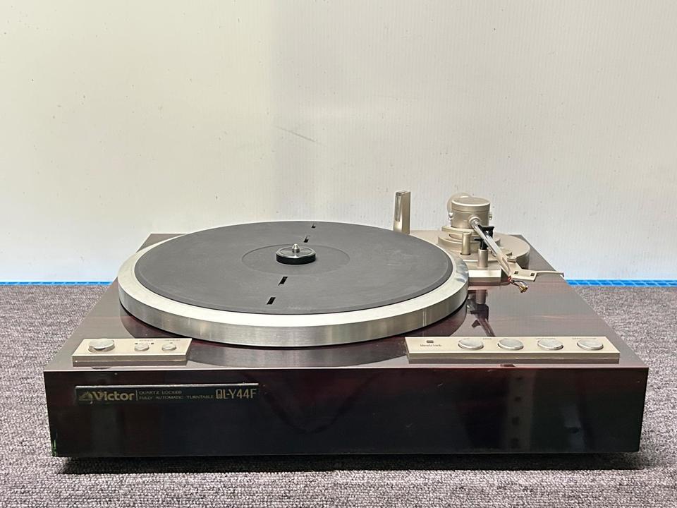 ★VICTOR ビクター QL-Y44F ターンテーブル レコードプレーヤー カートリッジ MP-11 動作確認済 中古 111C4306