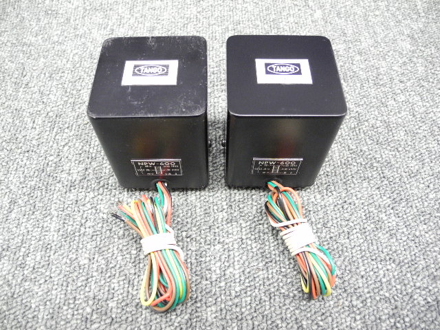 タンゴ/TANGO NN600-600S◆昇圧 トランス 中古 ジャンク タンゴ TANGO NN-600-600 ライントランス ペア @42978 / 中古