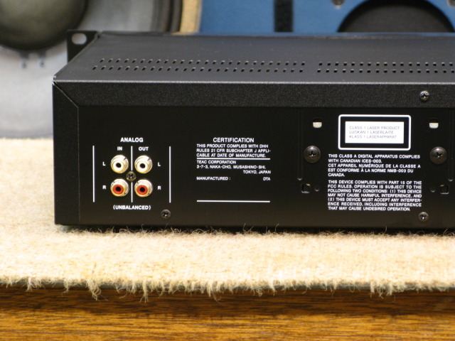 【中古】TASCAM TEAC タスカム ティアック　CD-RW750　業務用CDレコーダー CD-RW750 TASCAM - 中古オーディオ 高価買取・販売 ハイファイ堂