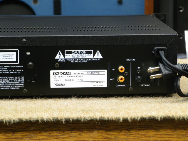 CD-RW750 TASCAM - 中古オーディオ 高価買取・販売 ハイファイ堂