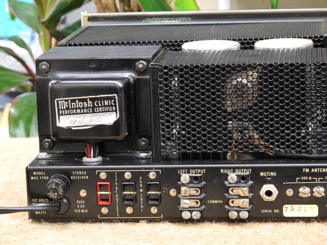 ☆McINTOSH・マッキントッシュ☆MAC1700☆レシーバー・アンプ McIntosh