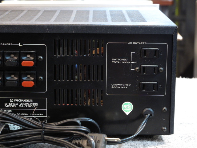 SA-7600 2 PIONEER - 中古オーディオ 高価買取・販売 ハイファイ堂