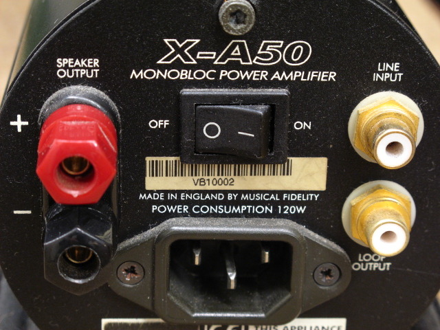 X-A50 MUSICAL FIDELITY - 中古オーディオ 高価買取・販売 ハイファイ堂