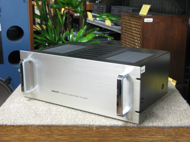 F☆ NIKKO ニッコー M-204 パワーアンプ【ジャンク】