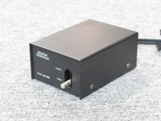 デノン MCカートリッジ(DL-103等用) 昇圧トランス AU-305 良品 DENON