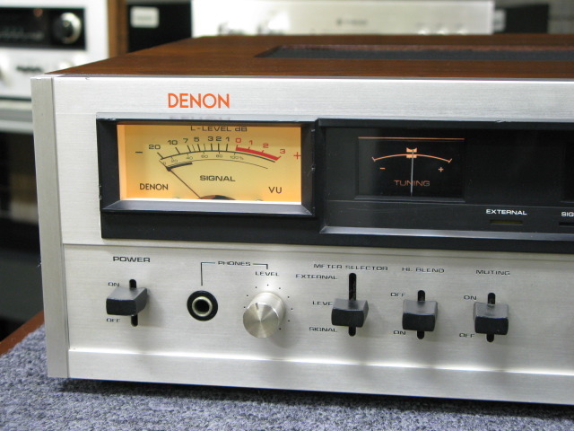 DENON FMチューナー　TU-500 通電のみ　現状品 DENON FMチューナー TU-500 通電のみ 現状品 DENON FMチューナー TU