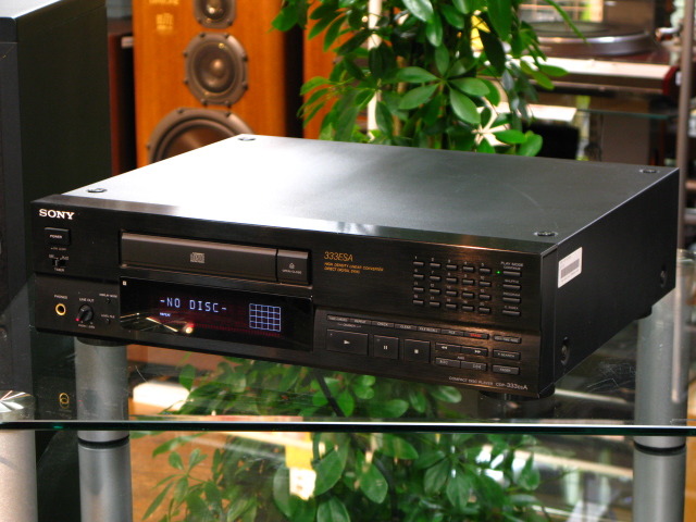 SONY CDプレイヤーCDP-333ESA リモコン付き CDP-333ESA SONY - 中古オーディオ 高価買取・販売 ハイファイ堂