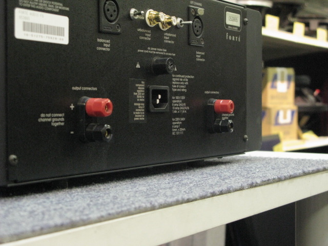 FORTE AUDIO F6 パワーアンプ F6 FORTE AUDIO - 中古オーディオ 高価買取・販売 ハイファイ堂