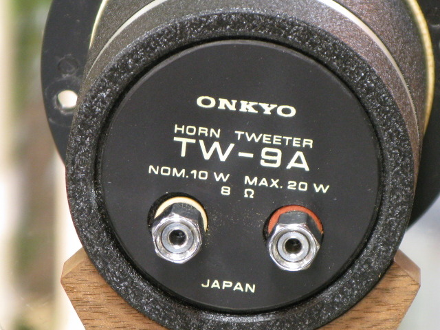 ONKYO AL-9A ホーンツイーター Yahoo!オークション - ONKYO オンキョー TW-9A ホーンツイーター