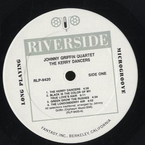 THE KERRY DANCERS/JOHNNY GRIFFIN JOHNNY GRIFFIN(ts) - 中古