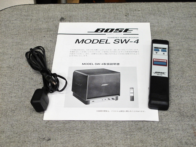 BOSE POWERED SUPER WOOFER　SW-4 home theater subwoofer | home subwoofer | home subwoofer speaker