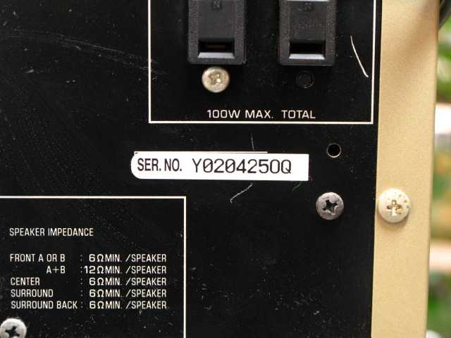 YAMAHA AVアンプ　DSP-AX457 ヤマハ YAMAHA DSP AVアンプ DSP-AX457 - メルカリ