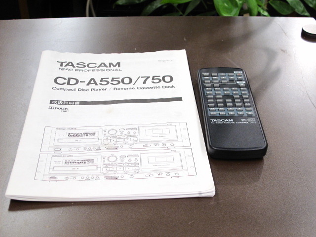 CD-A550 TASCAM - 中古オーディオ 高価買取・販売 ハイファイ堂