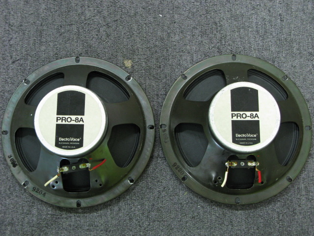 Electro Voice PRO-8A ペア スピーカー 2台セット USA製 Electro Voice PRO-8A ペア スピーカー 2台セット USA製 Electro