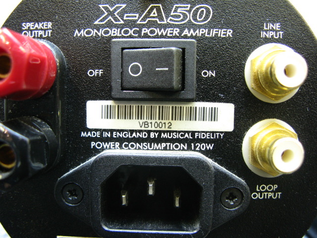 X-A50 MUSICAL FIDELITY - 中古オーディオ 高価買取・販売 ハイファイ堂