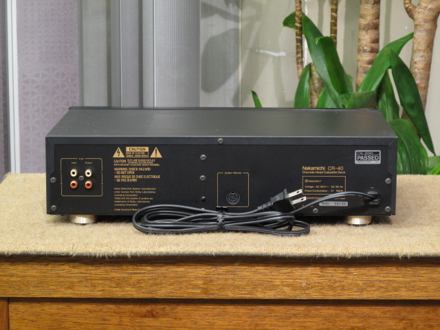 NAKAMICHI ナカミチ CR-40 CR-40 NAKAMICHI - 中古オーディオ 高価買取・販売 ハイファイ堂