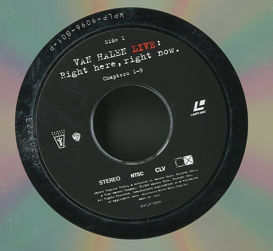 ヴァン・ヘイレン/ベスト・ライヴ：ライト・ヒア、ライト・ナウ - 中古