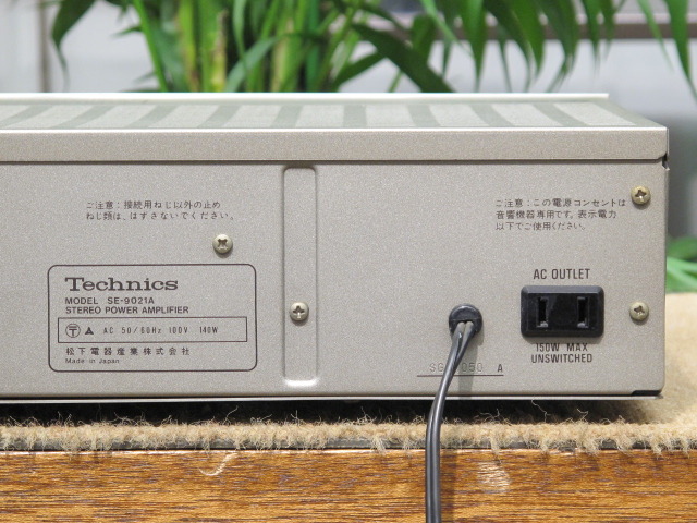 J】Technics SE-9021A パワーアンプ テクニクス 3005314 - SE-9021A